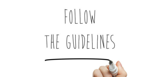 FOLLOW THE GUIDELINE